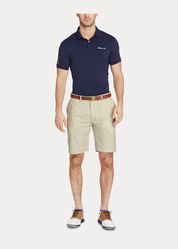 Pantalones Cortos Ralph Lauren Hombre Beige - Classic Fit Stretch - XHWJU4068